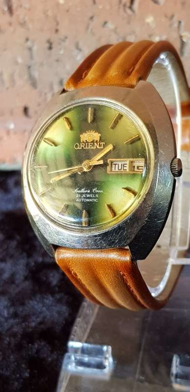 VINTAGE ORIENT SOUTHERN CROSS MEN'S WATCH FOR REPAIR/SERVICE