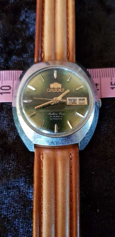 VINTAGE ORIENT SOUTHERN CROSS MEN'S WATCH FOR REPAIR/SERVICE