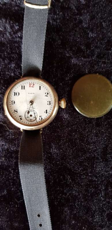 1922 ELGIN GENT'S/LADIES WATCH FOR REPAIR- 35MM CASE WITH LUGS