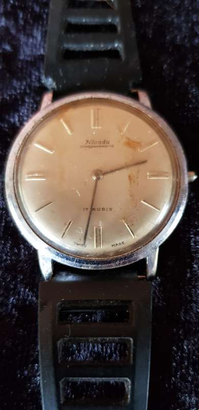 VINTAGE MEN'S NIVADA COMPENSAMATIC FOR REPAIR