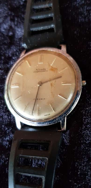 VINTAGE MEN'S NIVADA COMPENSAMATIC FOR REPAIR