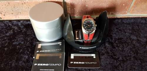 PIRELLI PZERO TEMPO MEN'S WATCH- NEW WITH BOXES AND PAPERS