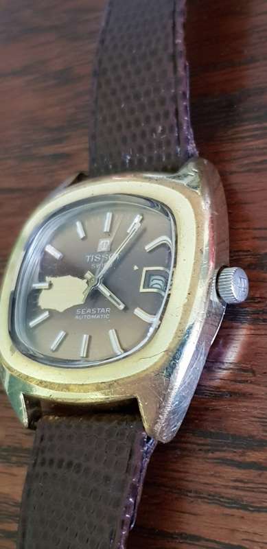 TISSOT SEASTAR AUTOMATIC GENT'S WATCH RUNNING