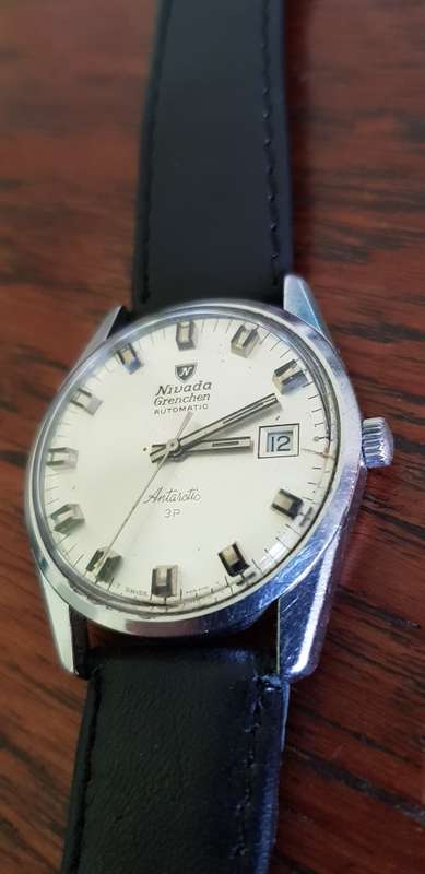 VINTAGE NIVADA GRENCHEN AUTOMATIC ANTARCTIC 3P