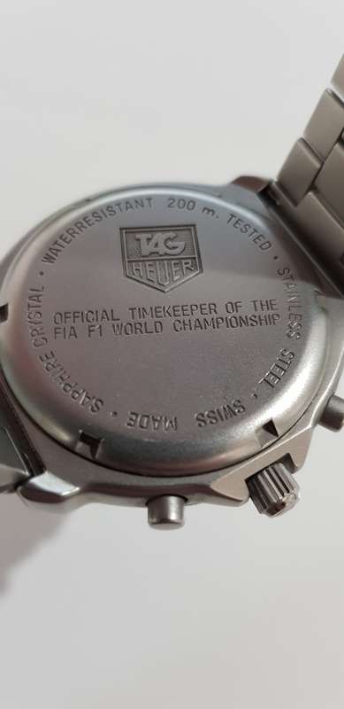 VINTAGE TAG HEUER FIA F1 WORLD CHAMPIONSHIP MENS CHRONOGRAPH WATCH