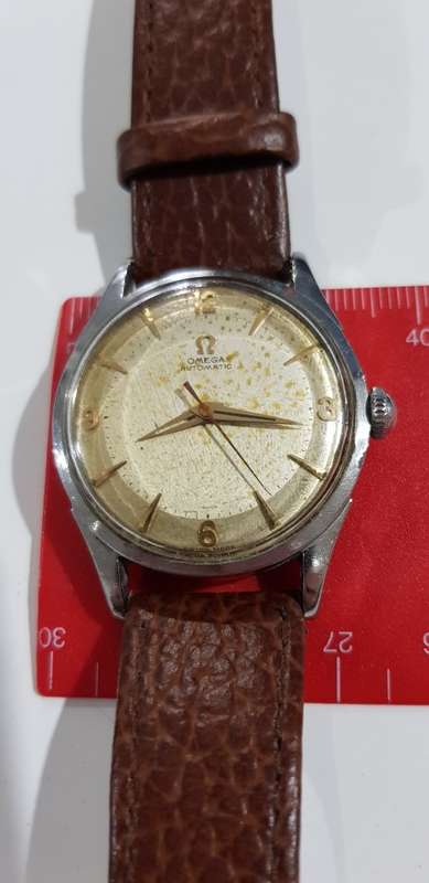 RARE 1952 OMEGA BUMPER CAL 354 IN GOOD RUNNING ORDER