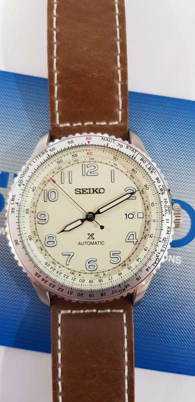 SEIKO Prospex SKY Aviator Automatic Pilot Watch- Full Box and cards