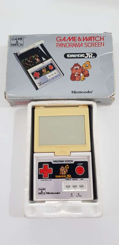VINTAGE NINTENDO GAME AND WATCH DONKEY KONG JNR PANORAMA SCREEN CJ-93