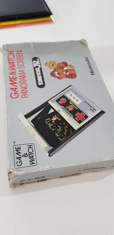 VINTAGE NINTENDO GAME AND WATCH DONKEY KONG JNR PANORAMA SCREEN CJ-93
