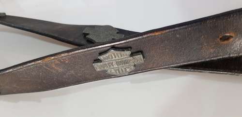 VINTAGE HARLEY DAVIDSON LEATHER BELT WITH BUCKLE