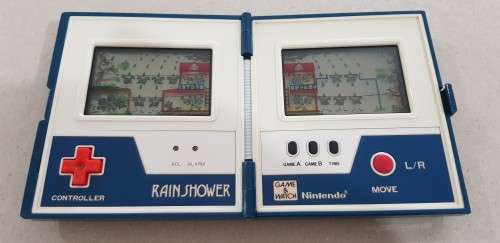VINTAGE NINTENDO RAIN SHOWER GAME AND WATCH LP-57