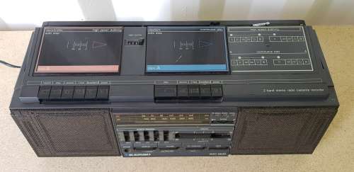 VINTAGE BLAUPUNKT TWIN DECK STEREO RADIO CASSETTE- WORKING