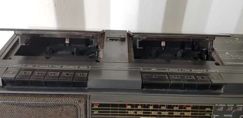 VINTAGE BLAUPUNKT TWIN DECK STEREO RADIO CASSETTE- WORKING