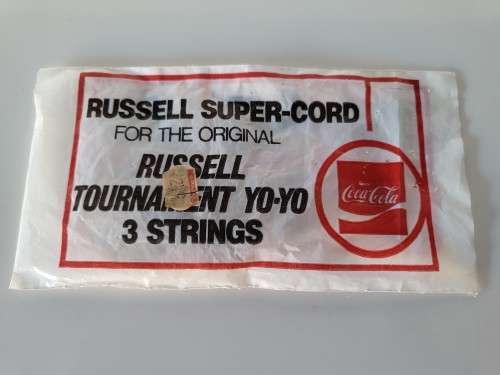VINTAGE RUSSELL YOYO TOURNAMENT STRINGS X3 IN ORIGINAL PACKAGING