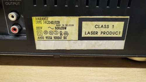 Marantz CD Player Model: CD-40 in great working order