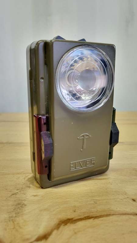 Vintage Swiss ELVES Military Morse Code Lantern- RARE