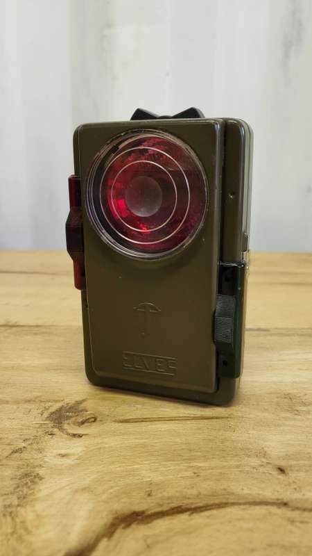 Vintage Swiss ELVES Military Morse Code Lantern- RARE