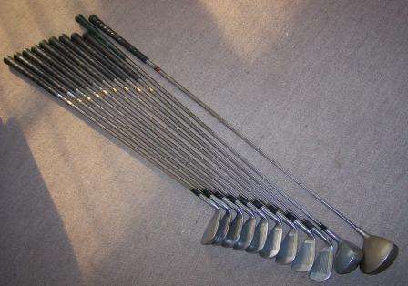GARY PLAYER ANVIL CLUBS, BAG AND @ DRIVERS