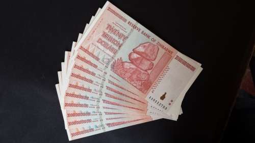 10x20 Trillion Zimbabwe Dollar Notes (uncirculated)