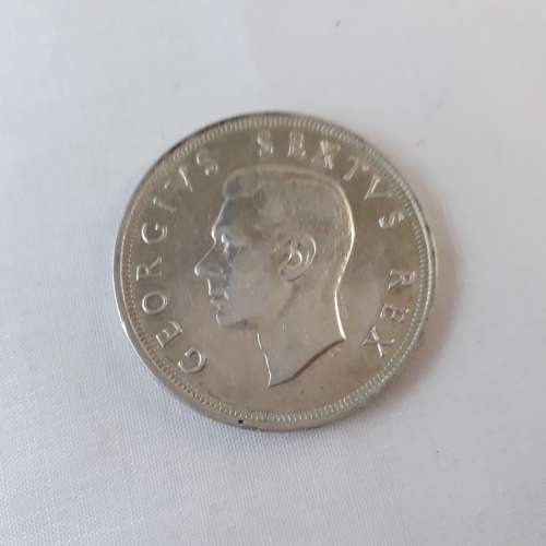 5 south africa five shilling coins 1952,1955,1956,1958,1960,