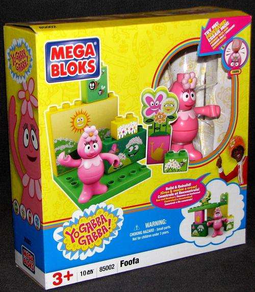 BNIB Yo Gabba Gabba FOOFA Playset by Mega Bloks