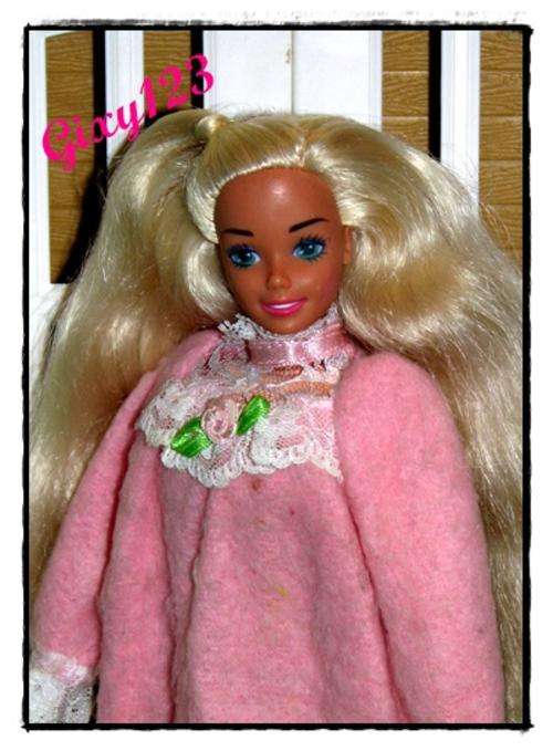 Bedtime Barbie doll made by Mattel