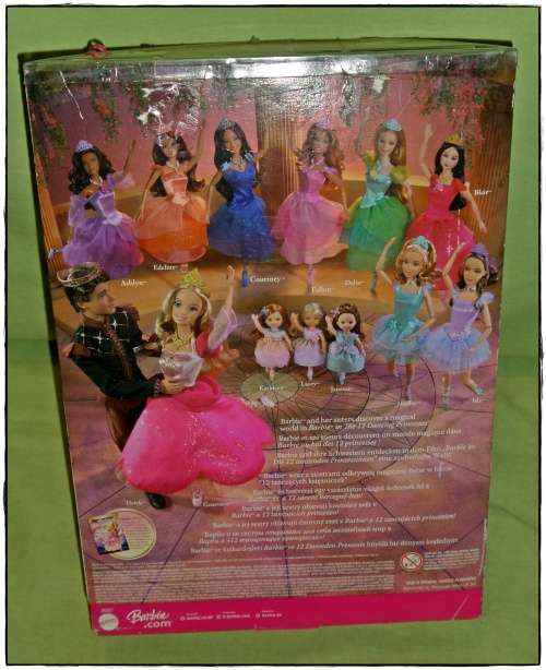 **BARBIE MOVIE MANIA!** BNIB 12 Dancing Princesses Princess Barbie/Princess Genevieve doll by Mattel
