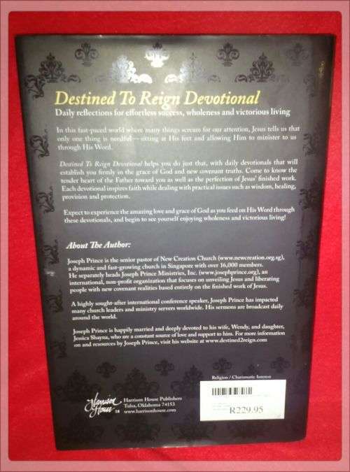 Destined To Reign Devotional by Joseph Prince Book (Hardcover)