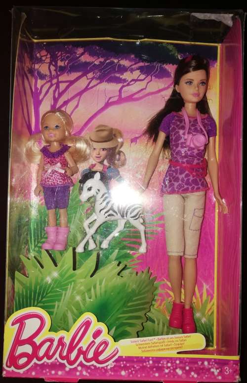 BNIB Safari Fun Sisters Skipper and Chelsea Doll Set made by Mattel