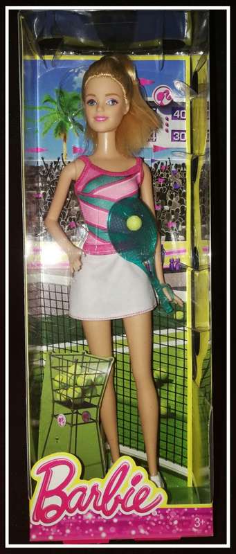 BNIB Career Doll: Tennis Player Barbie Doll made by Mattel