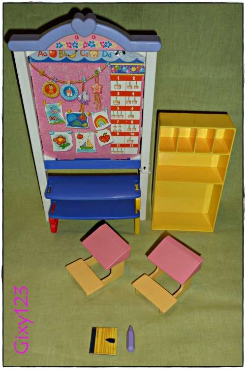 Barbie School Set-Up made by Mattel