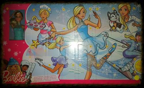 BNIB Barbie Advent Calender Playset made by Mattel