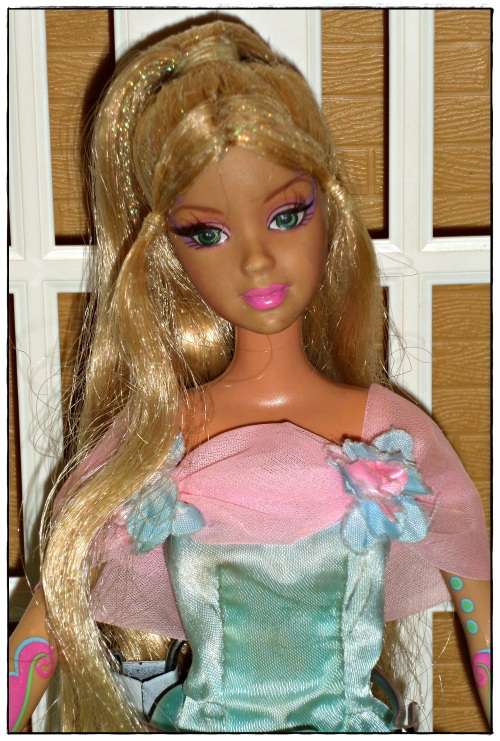 **BARBIE MOVIE MANIA!** DAMAGED Fairytopia Princess Elina doll made by Mattel