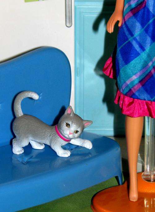 Barbie's pet cat made by Mattel