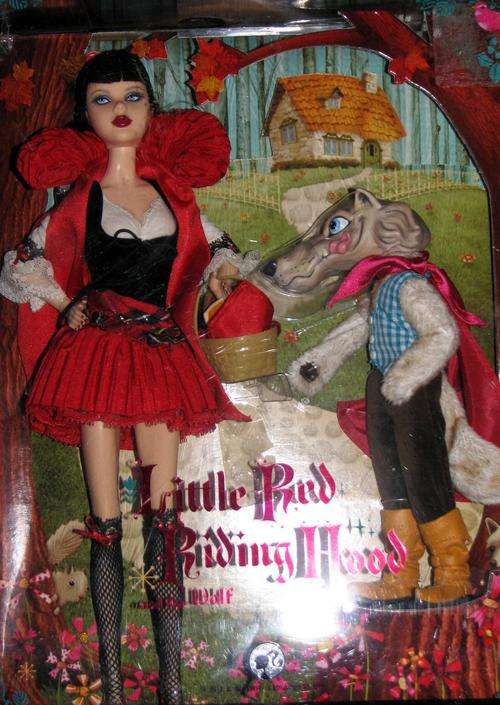 BNIB Exclusive SILVER LABEL Little Red Riding Hood & the Wolf Barbie doll made by Mattel