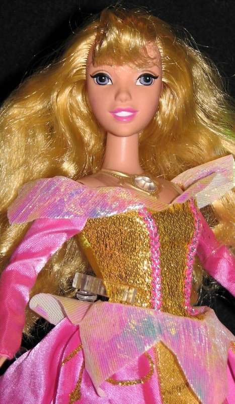 Sleeping Beauty Aurora Barbie doll made by MATTEL