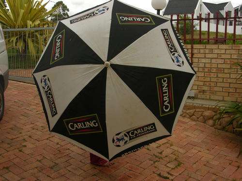 Carling Black label  Beer Garden Umbrella -most rare Ideal for beer garden or home pub. Stunning