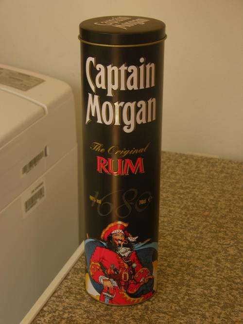 Captain Morgan rum Tin - Very collectable
