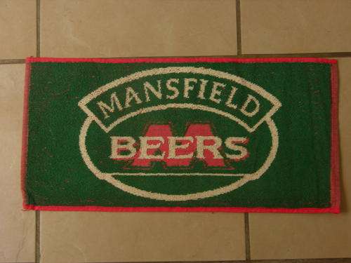 Bar towel -looks lovely on your bar top - very collectable -  Mansfield beer