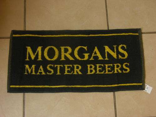 Bar towel -looks lovely on your bar top - very collectable - Morgans Master Beers