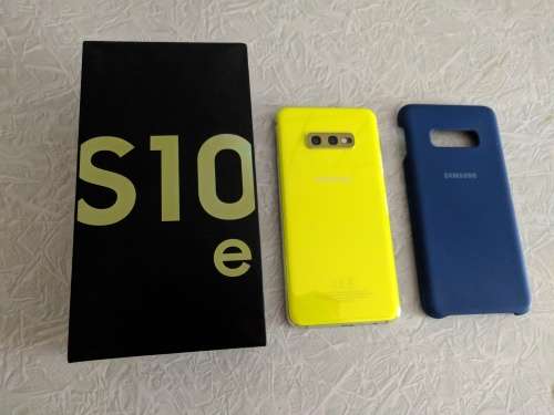 Samsung Galaxy S10e dual sim canary yellow A+ condition