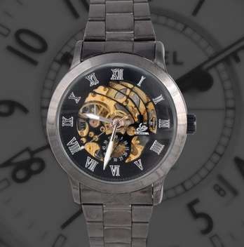 Automatic Sport Skeleton Mechanical Wrist Men Boy Watch *R1 No Reserve Winner*