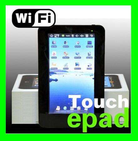 WiFi WEBCAM SMART TOUCH SCREEN GOOGLE ANDROID TABLET PC COMPUTER * R1 No Res Value Auction *