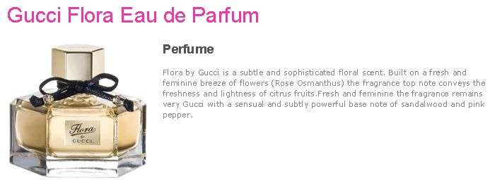 Flora by Gucci Fresh Floral Ladies Girls Womans Perfume * R1 AUCTION PERFECT CHRISTMAS GIFT * PRADA CHANEL JOOP ELIZABETH HUGO BOSS FERFUME SPRAY