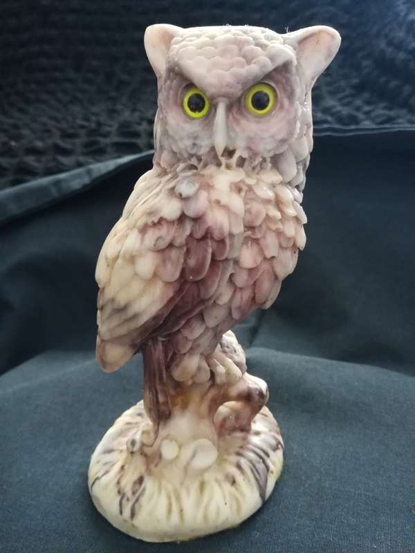 Beautiful resin owl