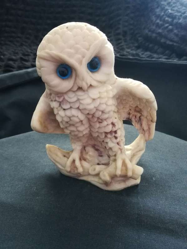 Beautiful resin owl