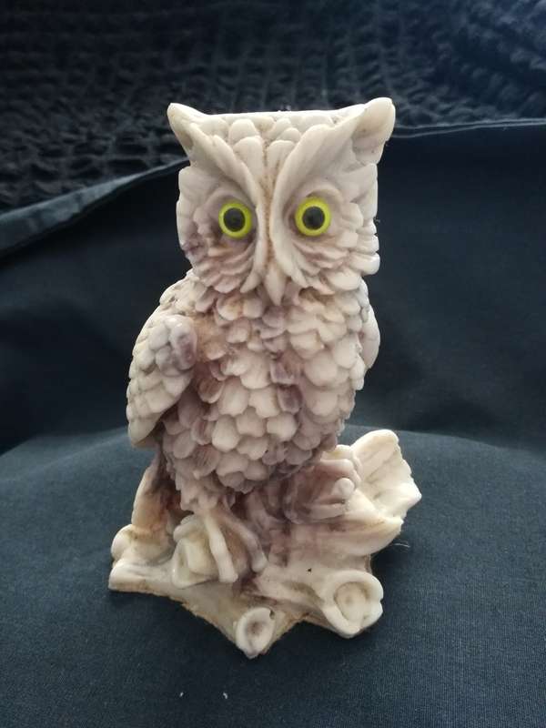 Beautiful resin owl