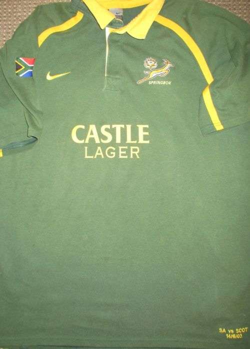 Springbok Rugby Jersey 2003