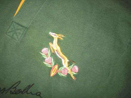 Naas Botha Signed Springbok Jersey 1992