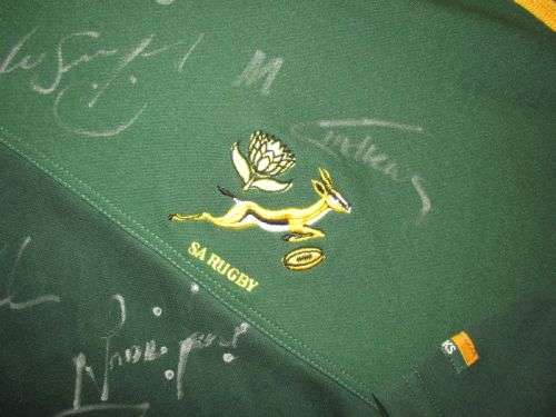 Springbok Practise Shirt 1999 - Signed